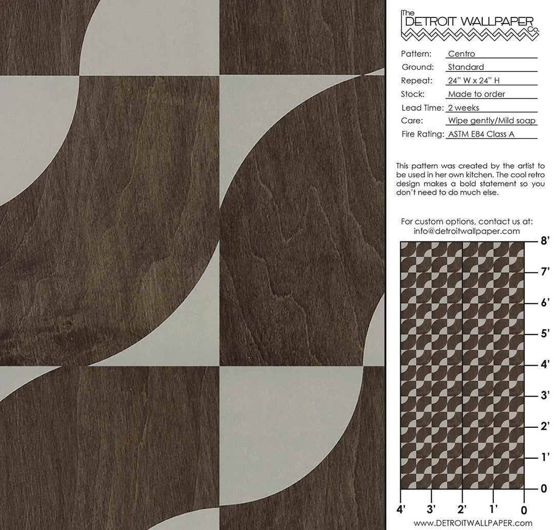 Centro <br> Wallpaper - The Detroit Wallpaper Co.
