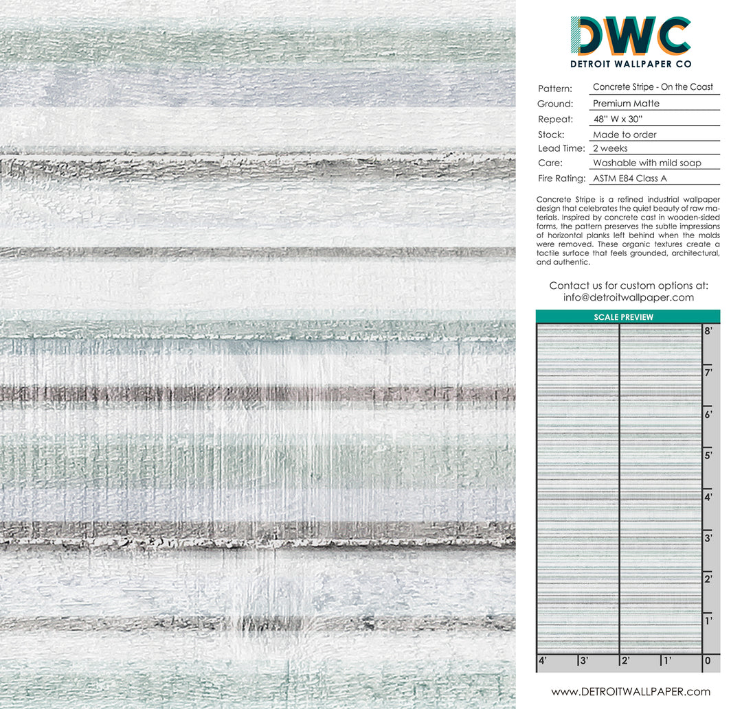 Concrete Stripe - On the Coast <br> Wallpaper