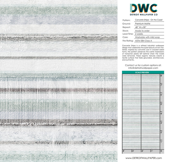 Concrete Stripe - On the Coast <br> Wallpaper