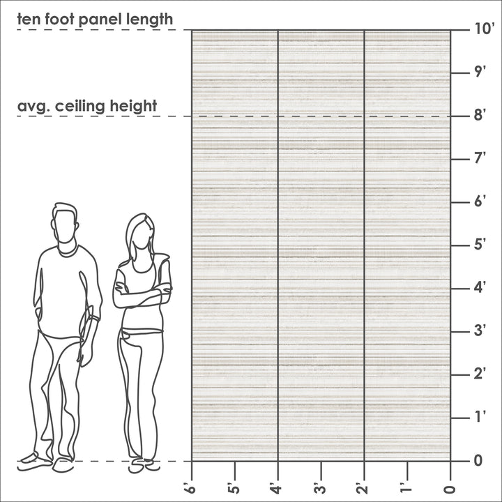 Concrete Stripe - Sediment <br> Wallpaper