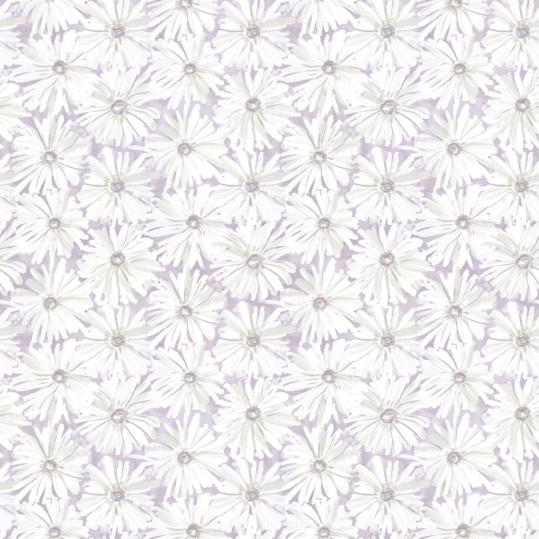 Daisy Chain - Lavender <br> Wallpaper