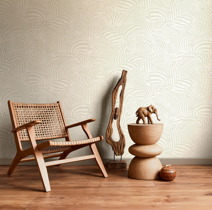 Dazzle - Mist <br> Wallpaper - The Detroit Wallpaper Co.