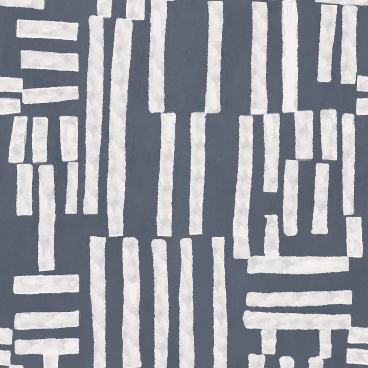 Edgy - Neutral Navy <br> Wallpaper