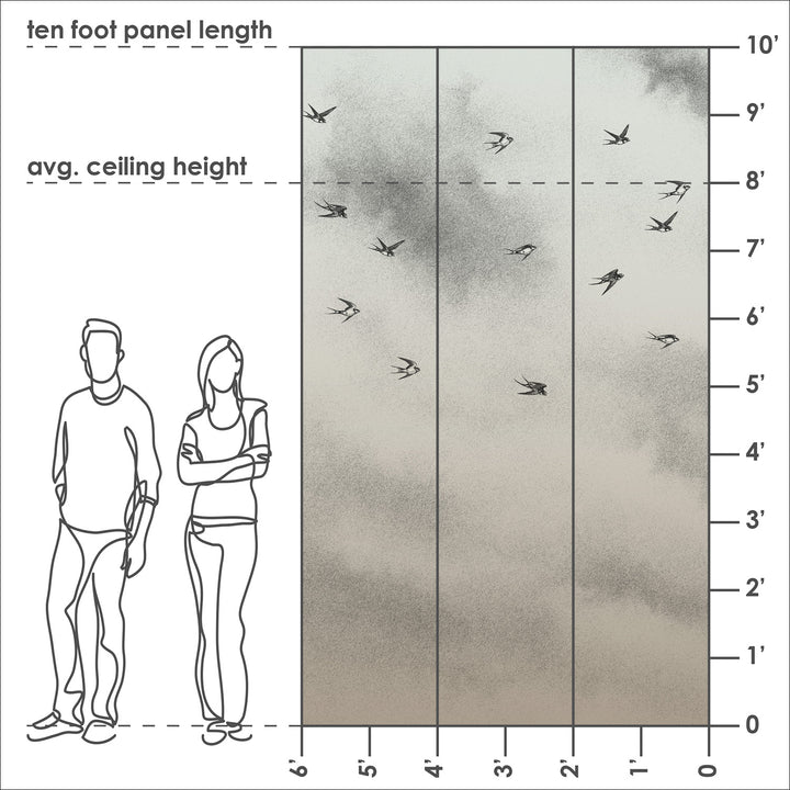 Flit - Drift <br> Wallpaper Mural