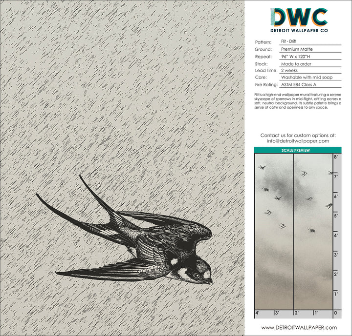 Flit - Drift <br> Wallpaper Mural