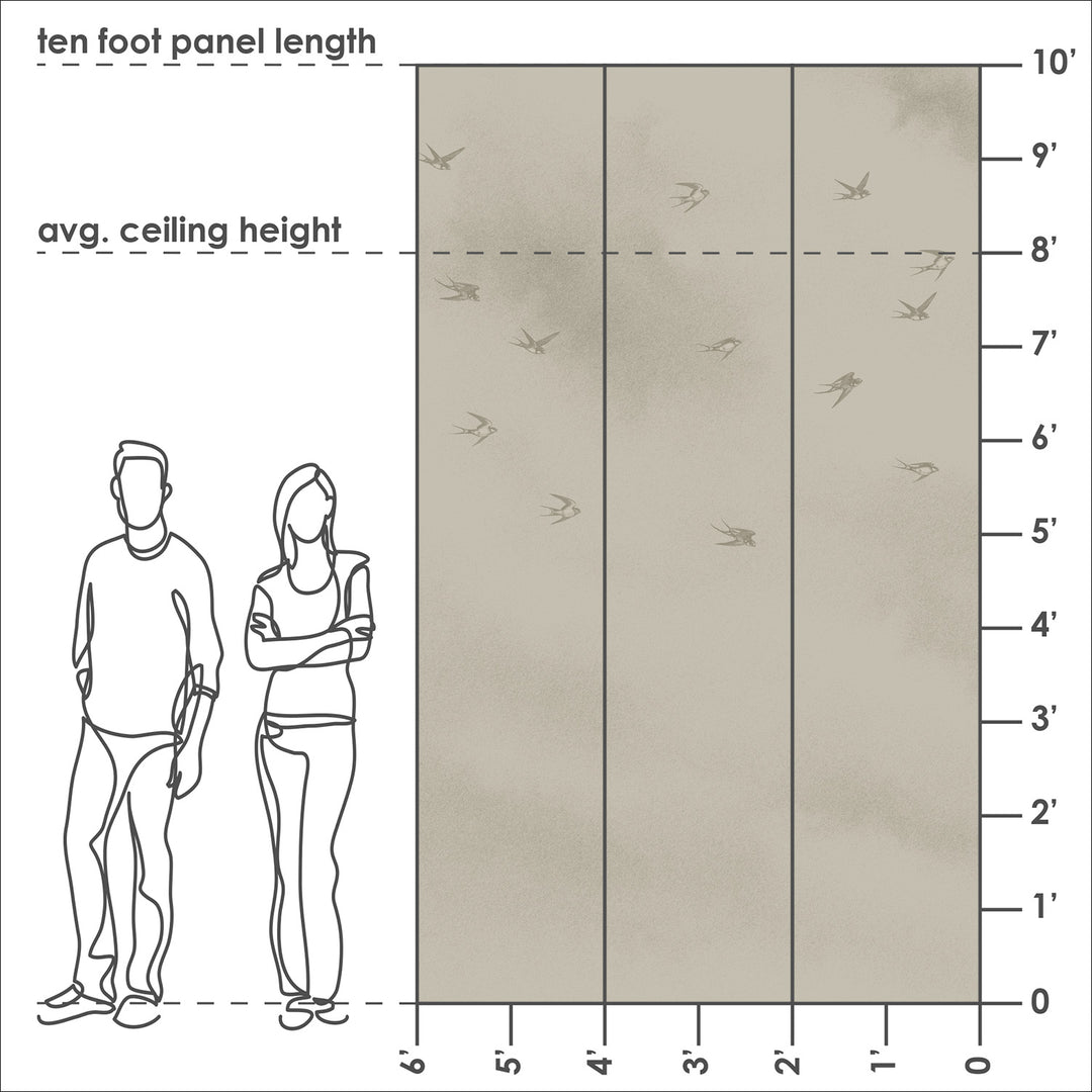 Flit - Sunbleached <br> Wallpaper Mural