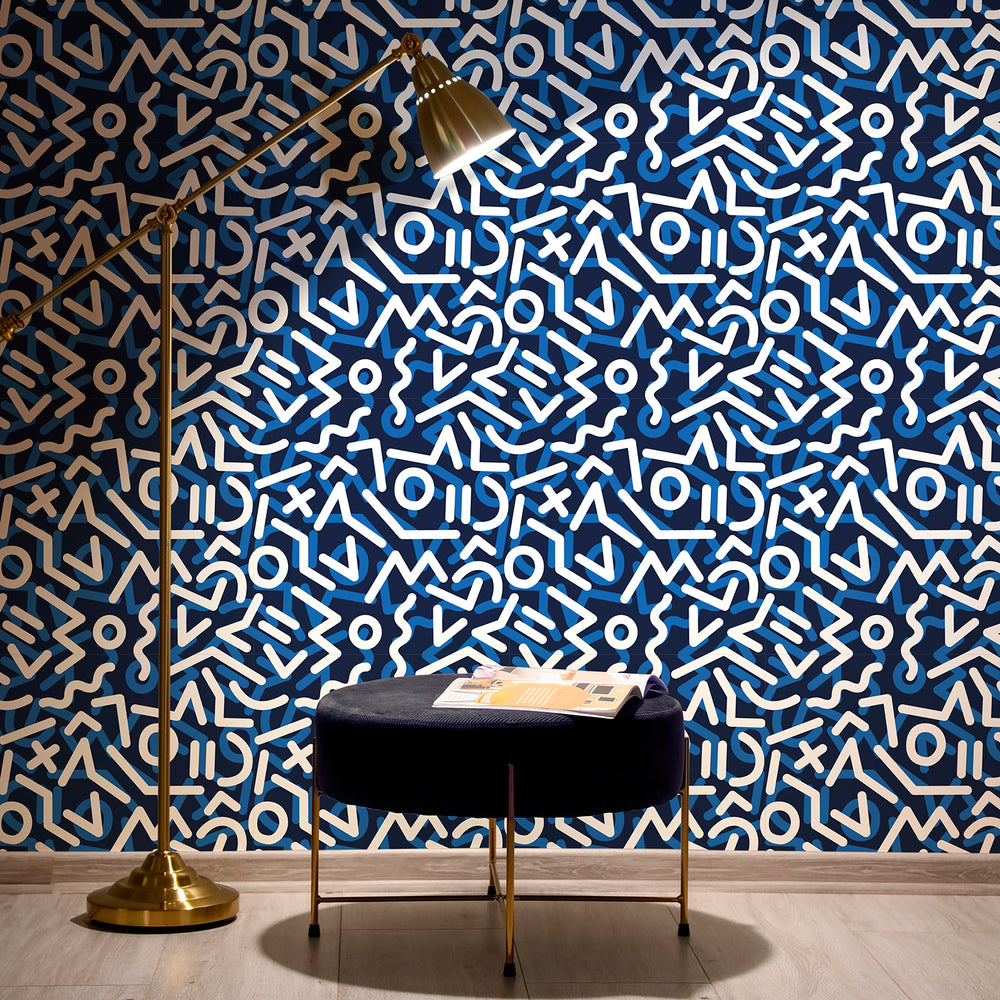 Jump - Mismatch <br> Wallpaper - The Detroit Wallpaper Co.