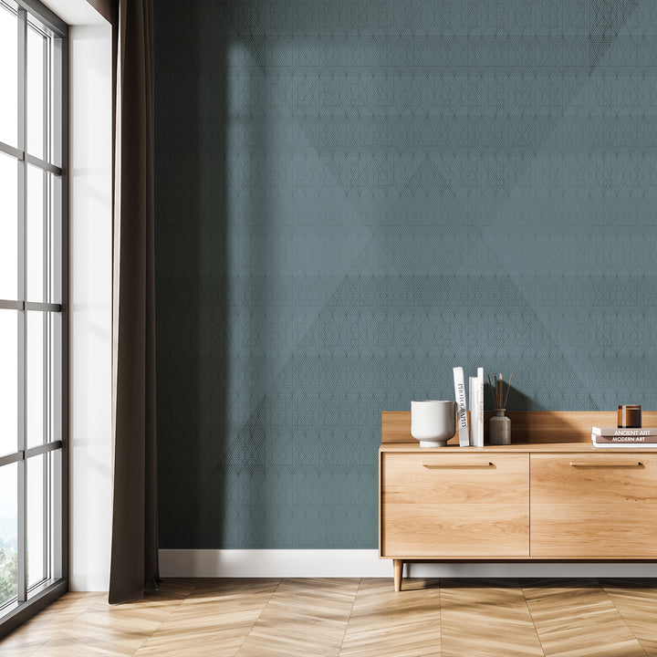 Linear - Blue Ridge <br> Wallpaper Mural