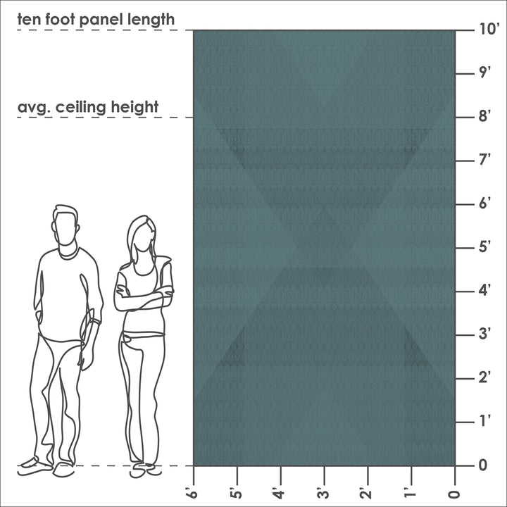 Linear - Blue Ridge <br> Wallpaper Mural