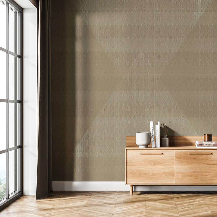 Linear - Golden Rod <br> Wallpaper Mural