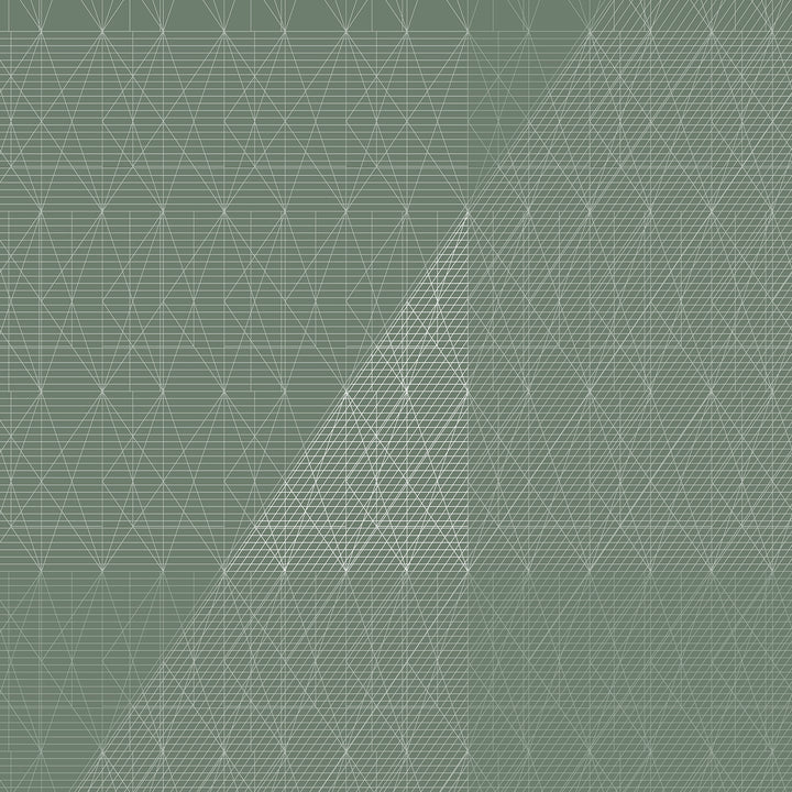 Linear - Green Stone <br> Wallpaper Mural