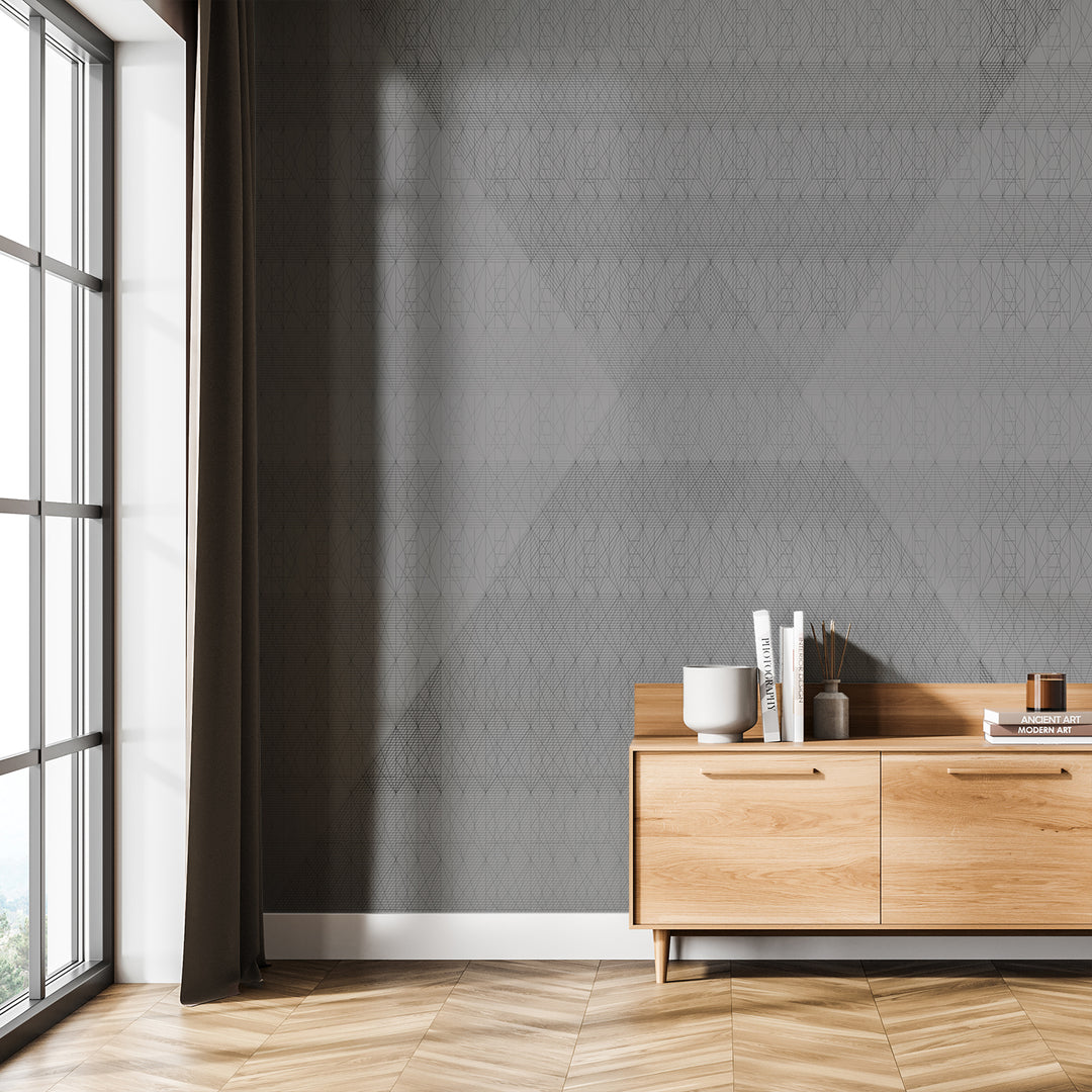 Linear - Grey Street <br> Wallpaper Mural