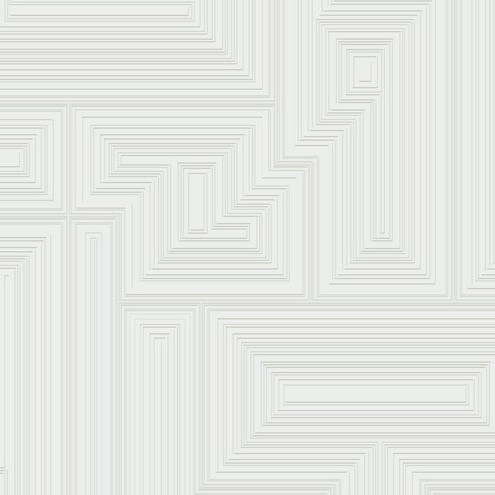 Maze - Decorators Grey <br> Wallpaper - The Detroit Wallpaper Co.