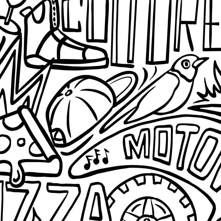 Michigan <br> Wallpaper Mural