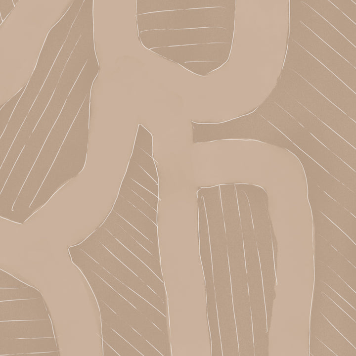 Mindful - Bisque <br> Wallpaper Mural