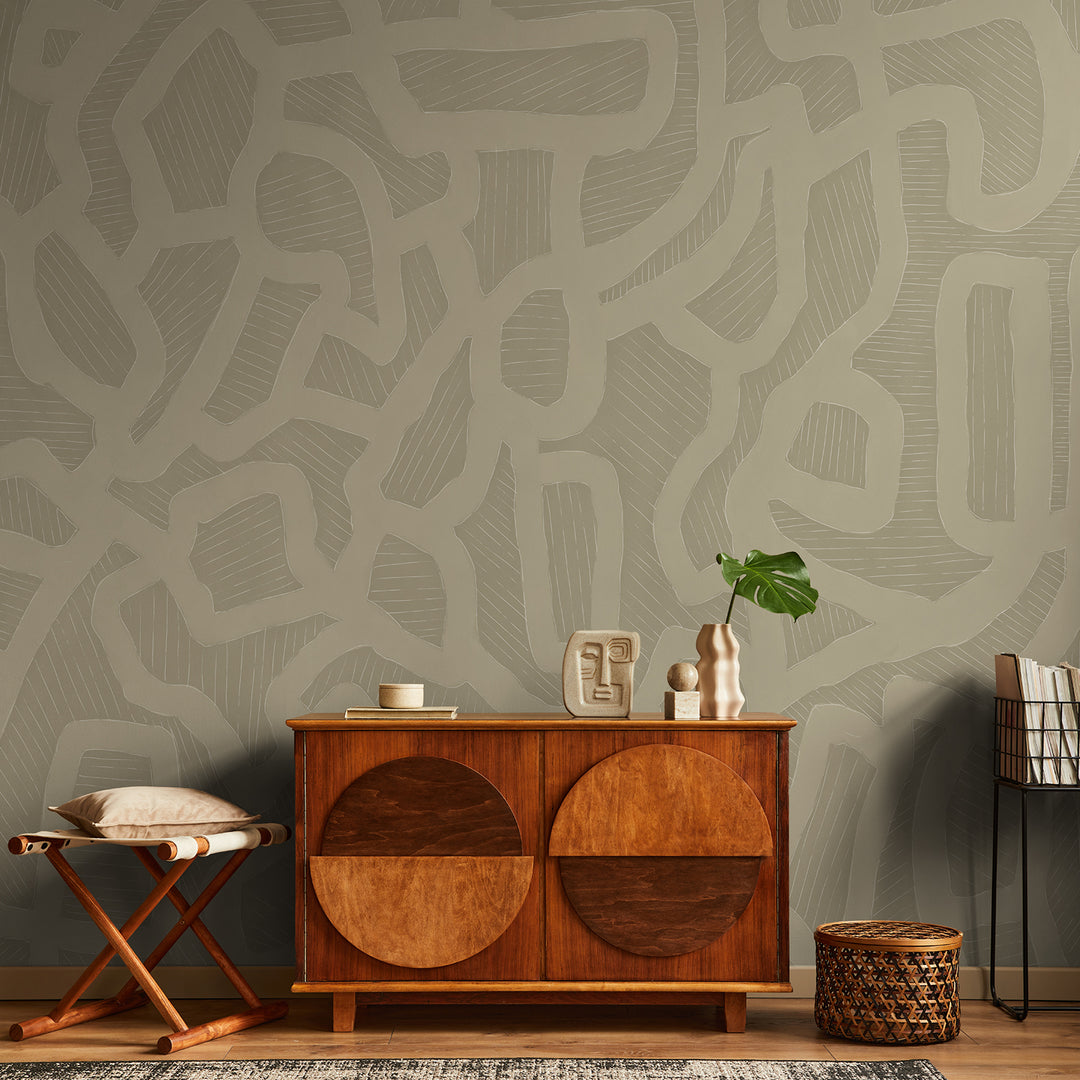 Mindful - Dry Grass <br> Wallpaper Mural