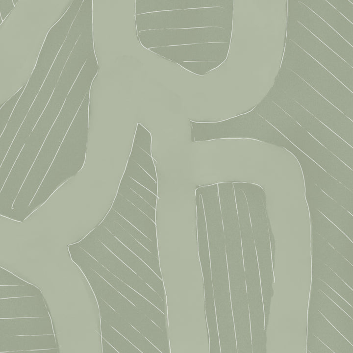 Mindful - Mossy <br> Wallpaper Mural