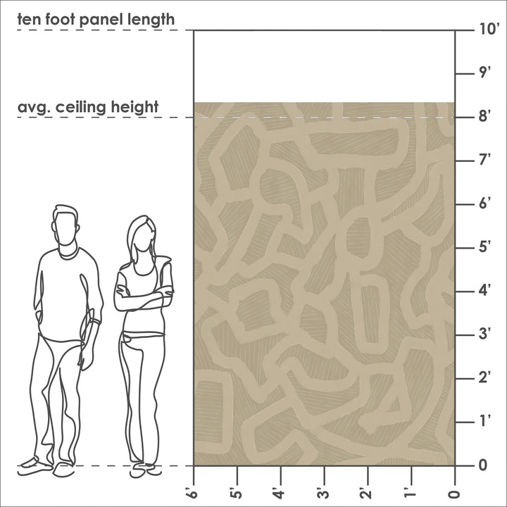 Mindful - Dry Grass <br> Wallpaper Mural