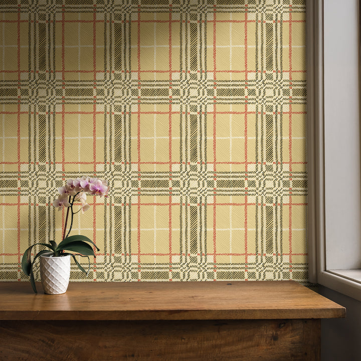 Painted Plaid - Burberry <br> Wallpaper