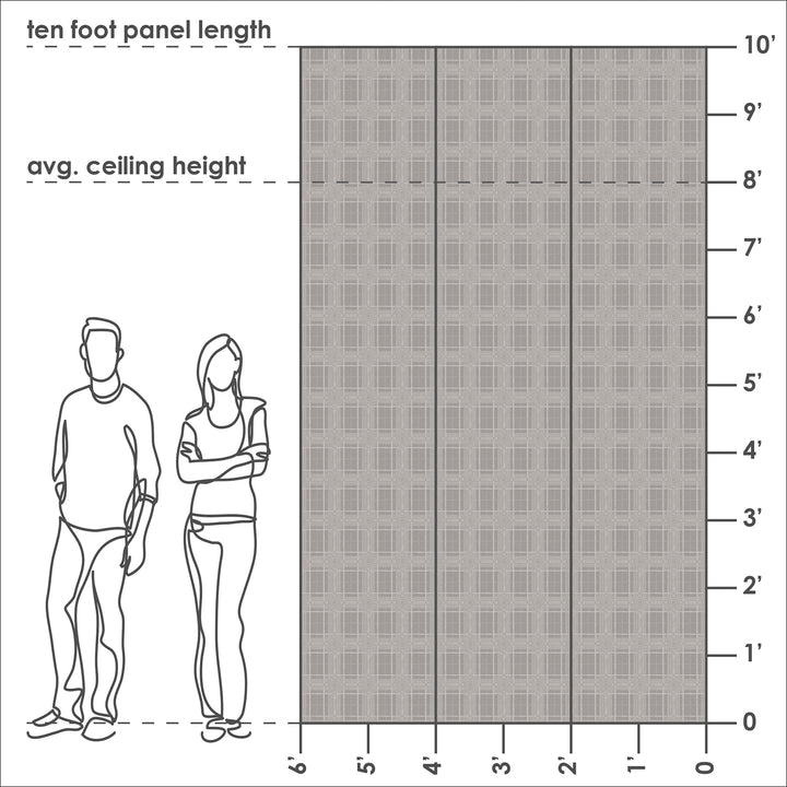 Painted Plaid - Creamy <br> Wallpaper