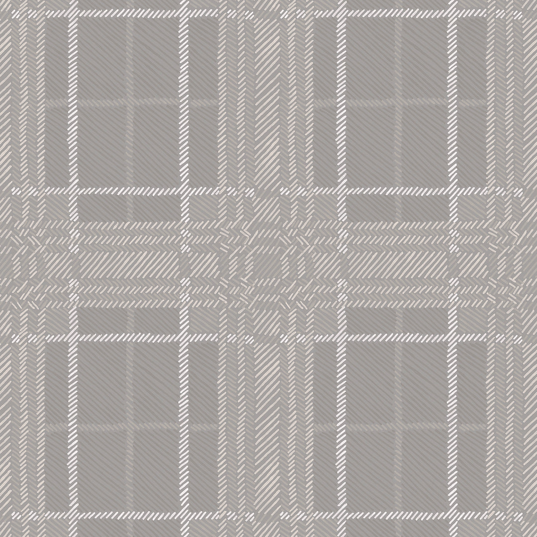 Painted Plaid - Creamy <br> Wallpaper