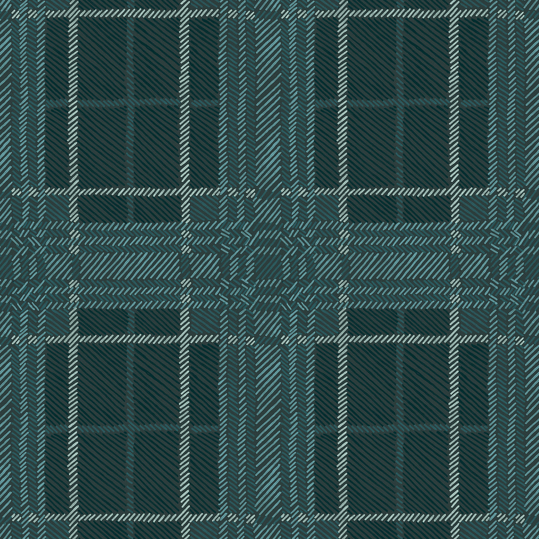 Painted Plaid - Demure <br> Wallpaper - The Detroit Wallpaper Co.