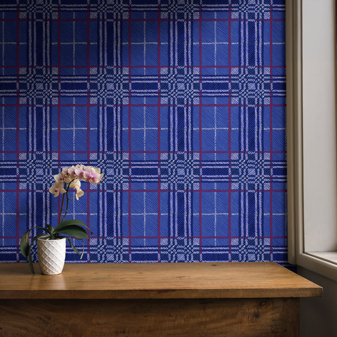 Painted Plaid - Kercheif <br> Wallpaper