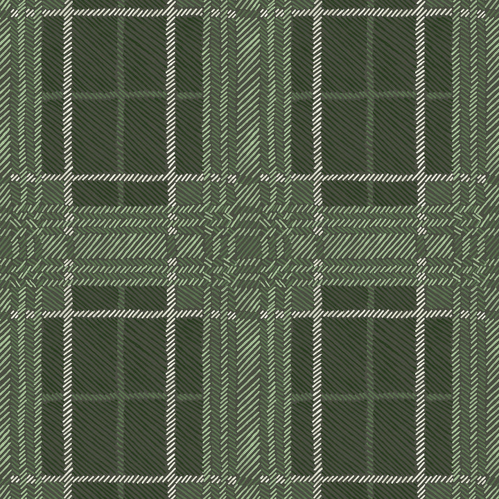 Painted Plaid - Marsh <br> Wallpaper