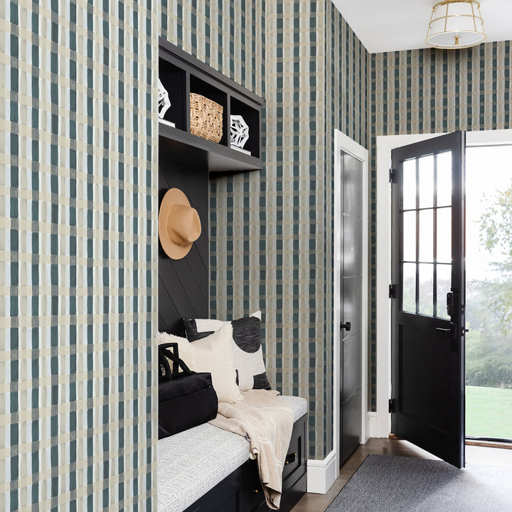 Painted Plaid -Prep School <br> Wallpaper