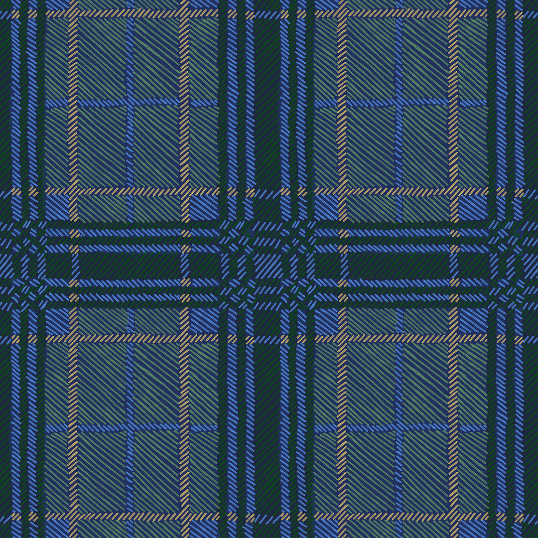 Painted Plaid - Shire <br> Wallpaper