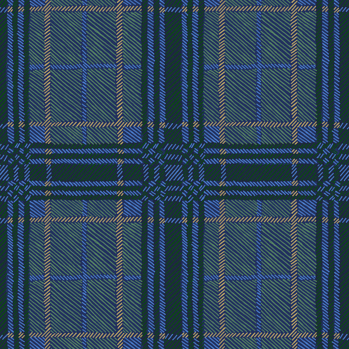 Painted Plaid - Shire <br> Wallpaper