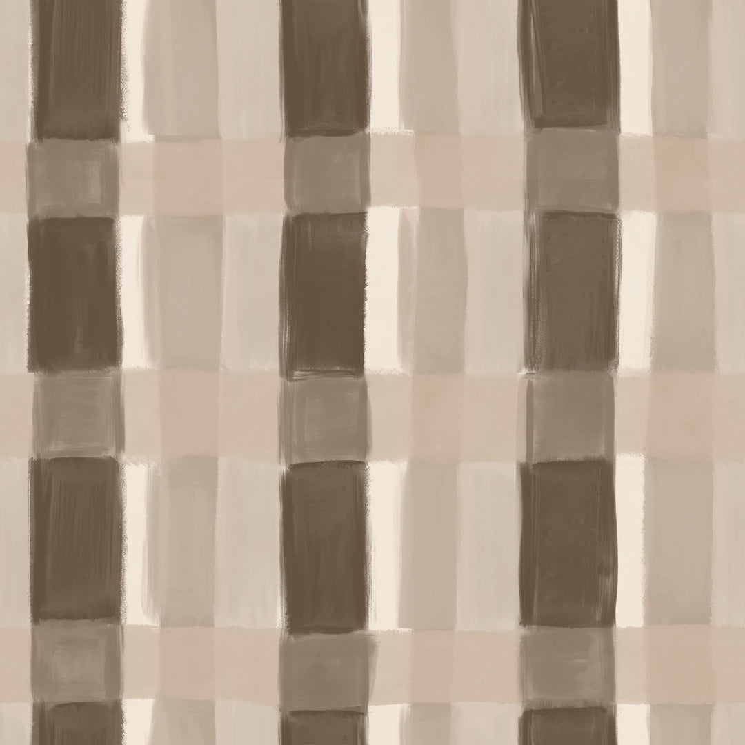 Painted Plaid -Tree Hugger <br> Wallpaper