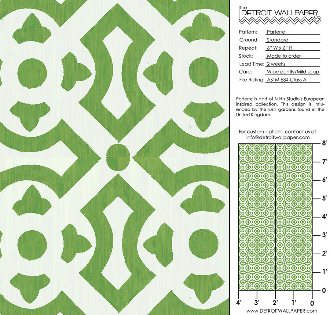 Parterre <br> Wallpaper - The Detroit Wallpaper Co.