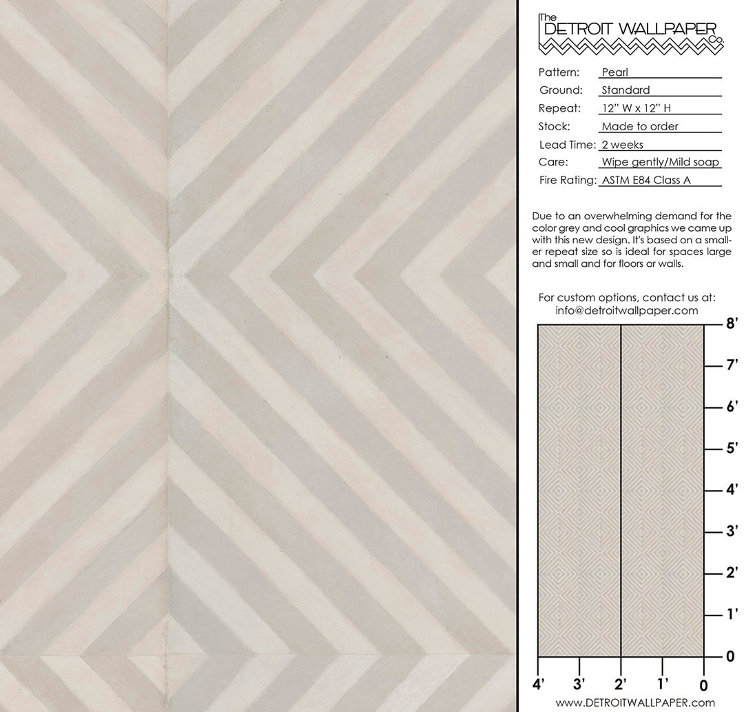 Pearl <br> Wallpaper - The Detroit Wallpaper Co.