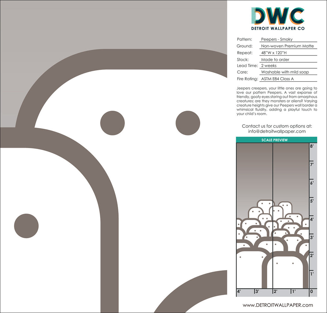 Peepers - Smoky <br> Wallpaper