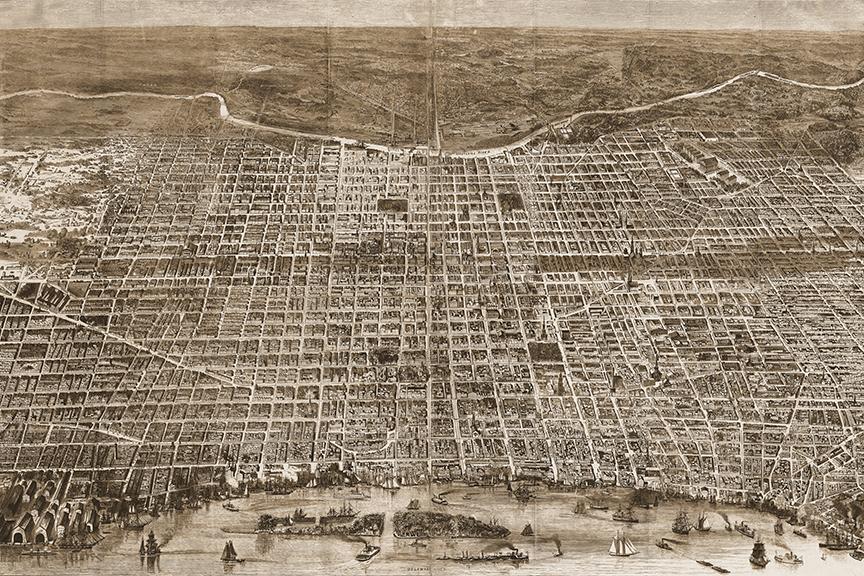 Philadelphia <br> Wallpaper Mural