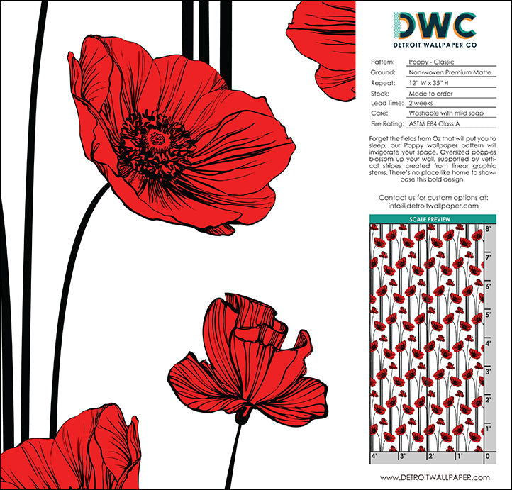 Poppy - Classic <br> Wallpaper