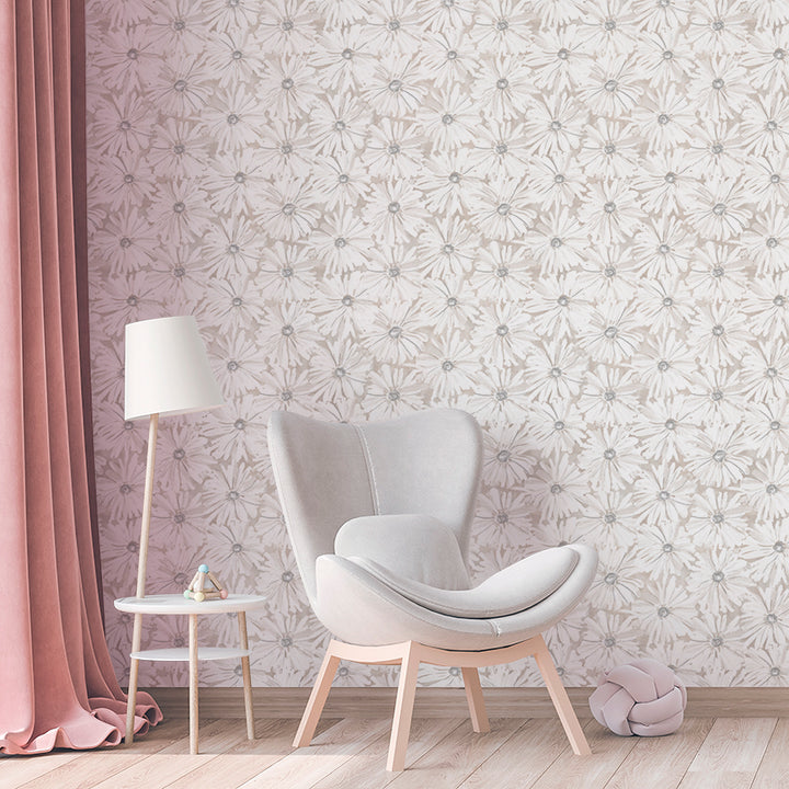 Daisy Chain - Beach <br> Wallpaper - The Detroit Wallpaper Co.