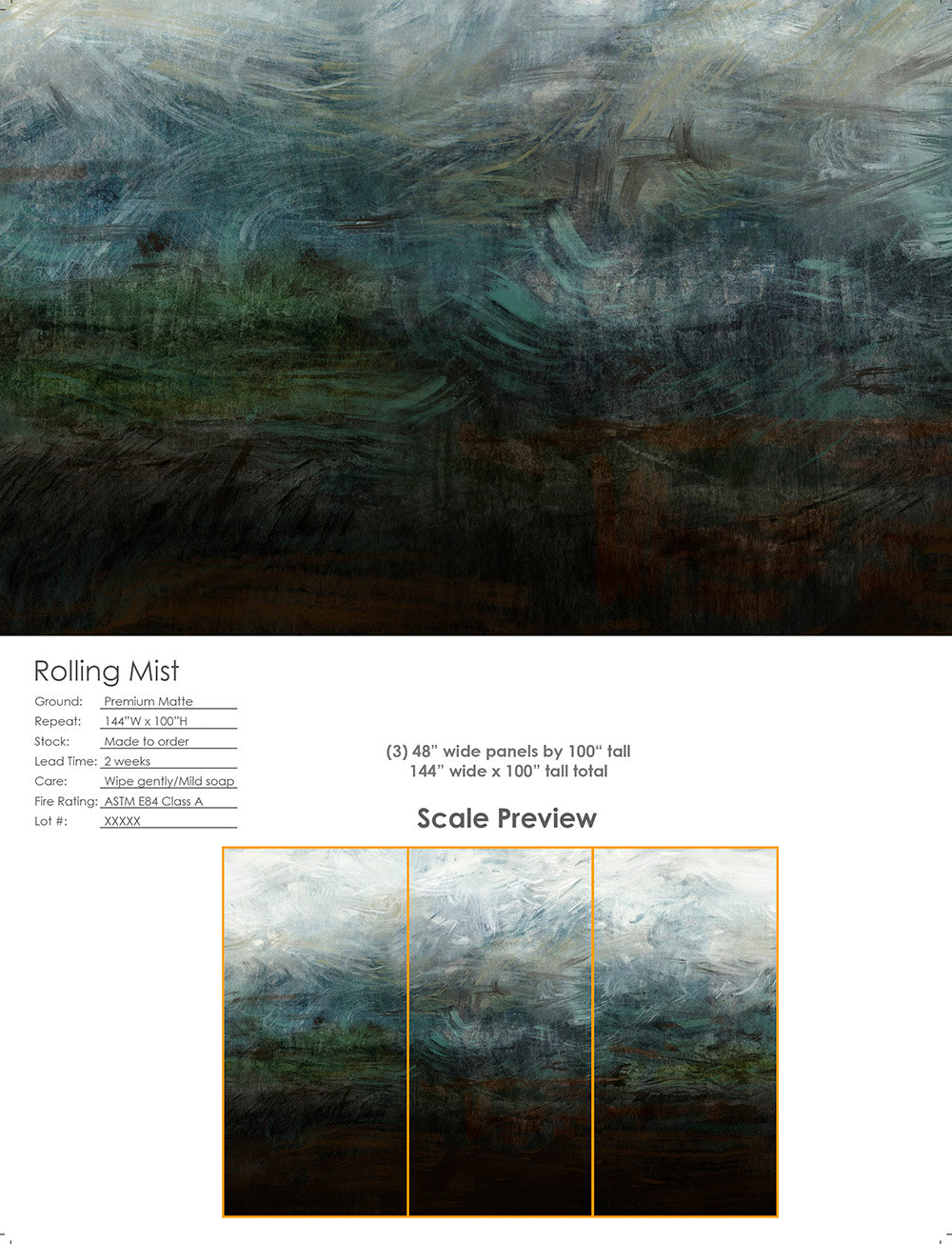 Rolling Mist <br> Wallpaper Mural