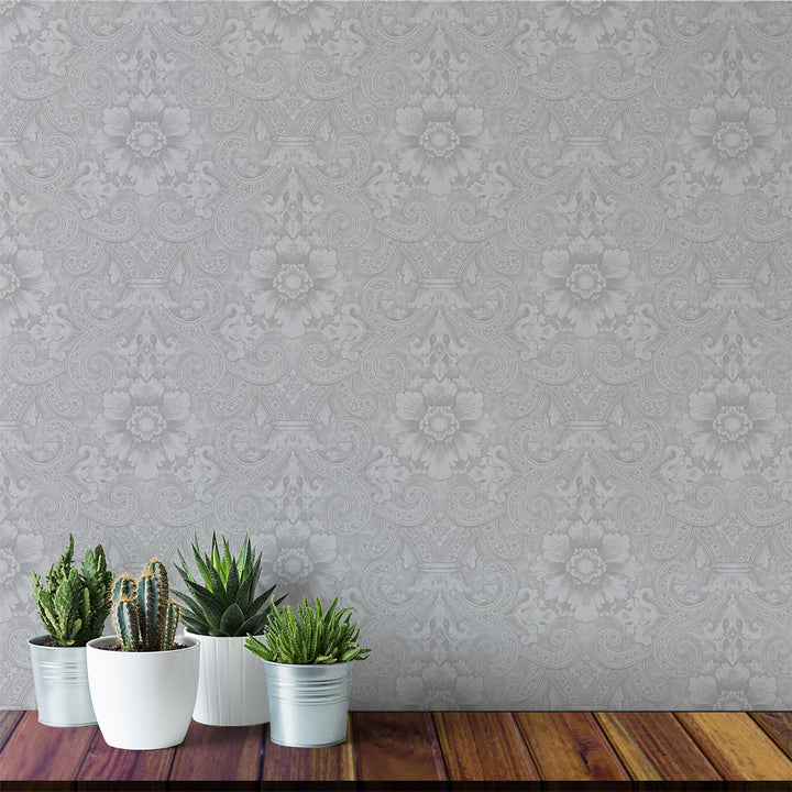 Astra - French Gray <br> Wallpaper