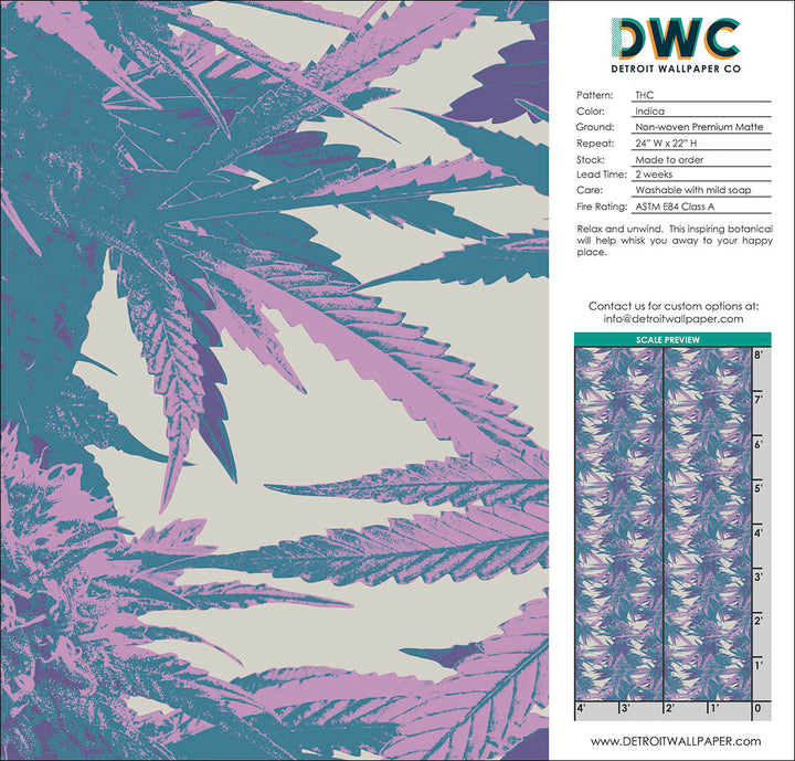 THC - Indica <br> Wallpaper
