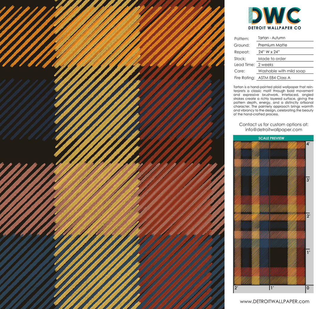 Tartan - Autumn <br> Wallpaper