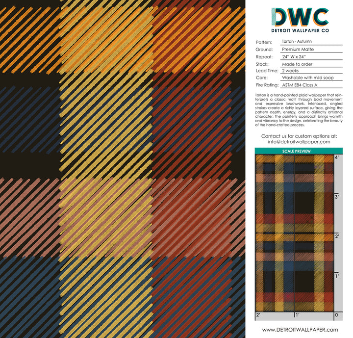 Tartan - Autumn <br> Wallpaper