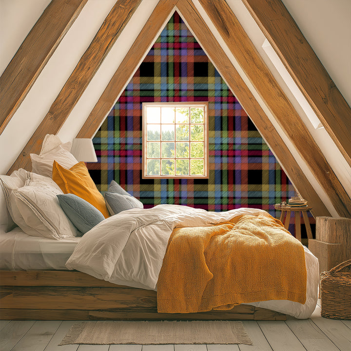 Tartan - Rainbow <br> Wallpaper