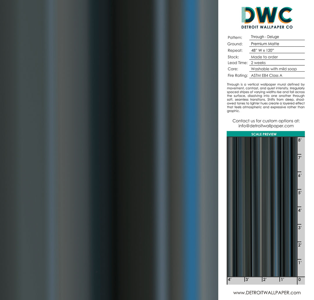 Through - Deluge <br> Wallpaper Mural