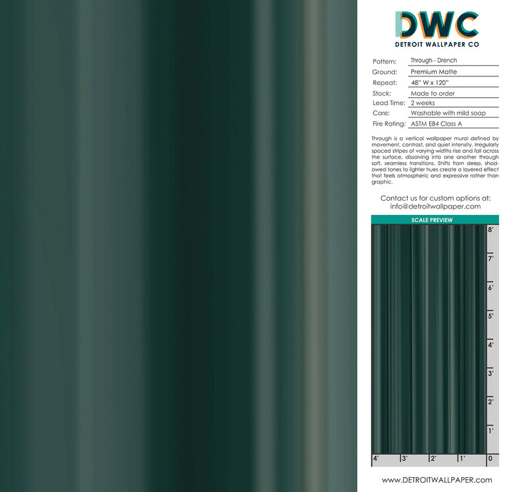 Through - Drench <br> Wallpaper Mural