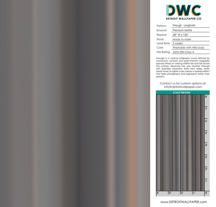 Through - Longitude <br> Wallpaper Mural