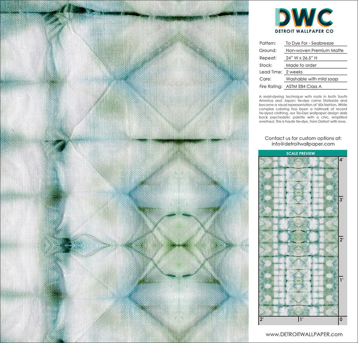 To Dye For - Seabreeze <br> Wallpaper