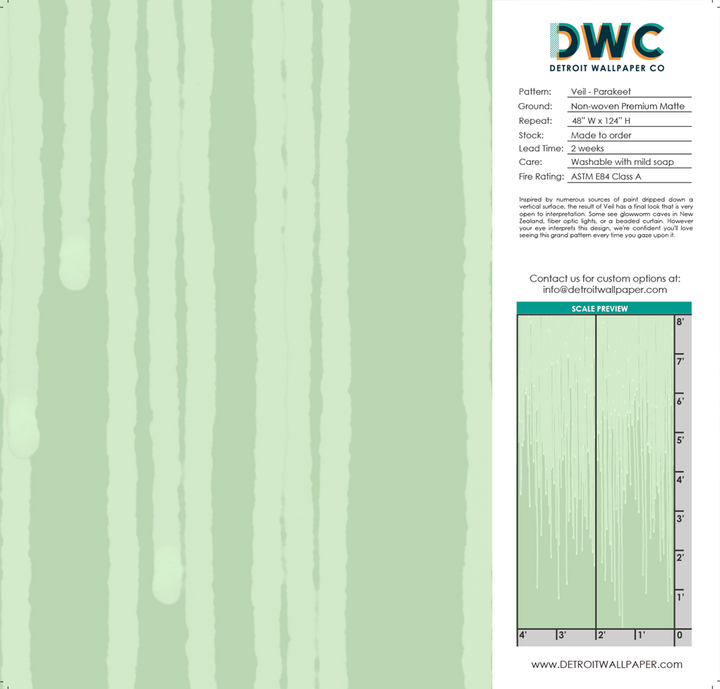 Veil - Parakeet <br> Wallpaper