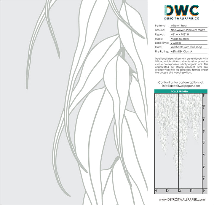 Willow - Frost <br> Wallpaper